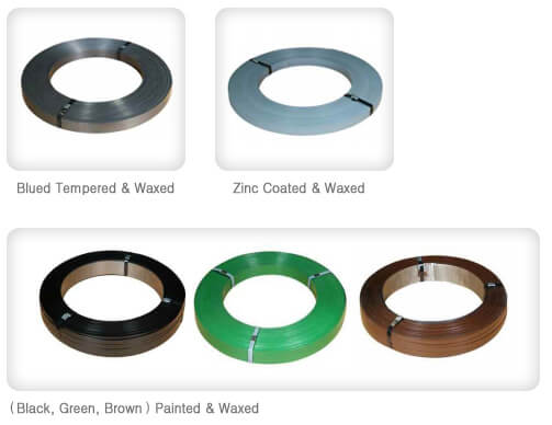 Steel Strap Color Finishes